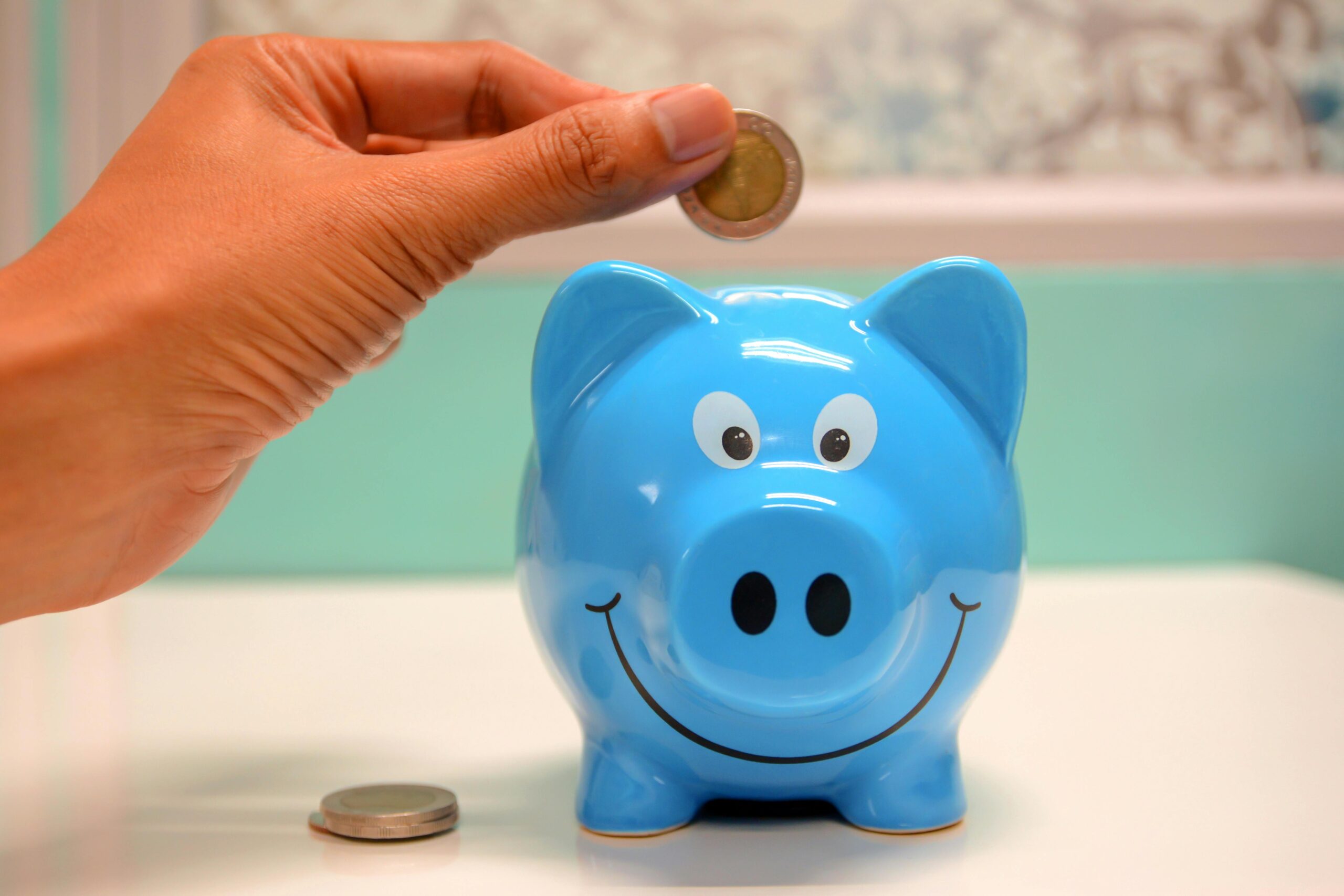 money saving piggy bank